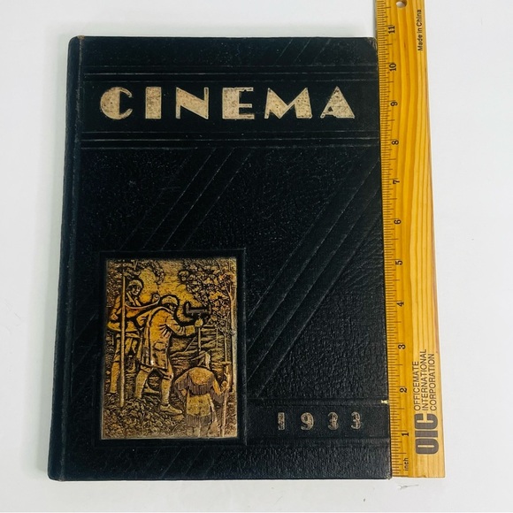 1933 lakewood high school yearbook ohio vintage cinema - Picture 3 of 13